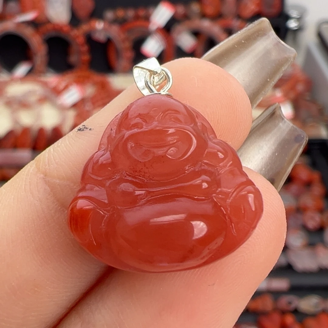 南红玛瑙未镶嵌颈饰佛公