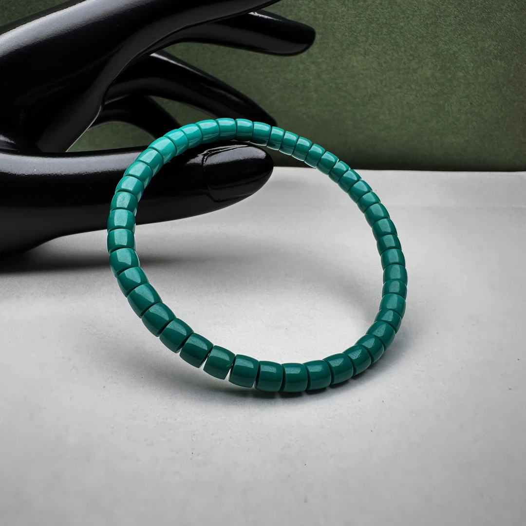 【原子专属】23-1丫角山罕见地狱色系玉化料手串