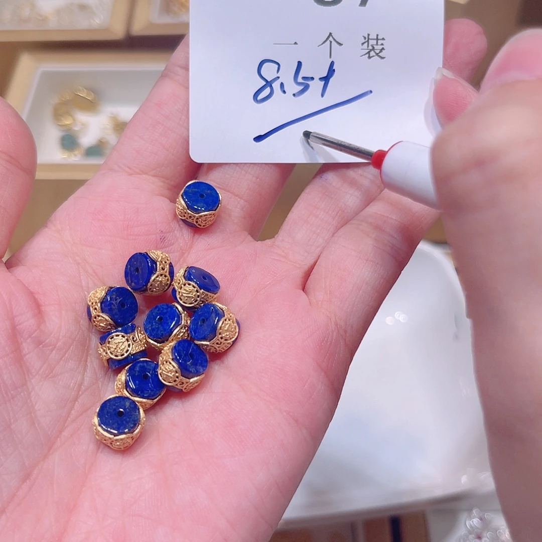水晶珠宝半成品银S925镶嵌87 。