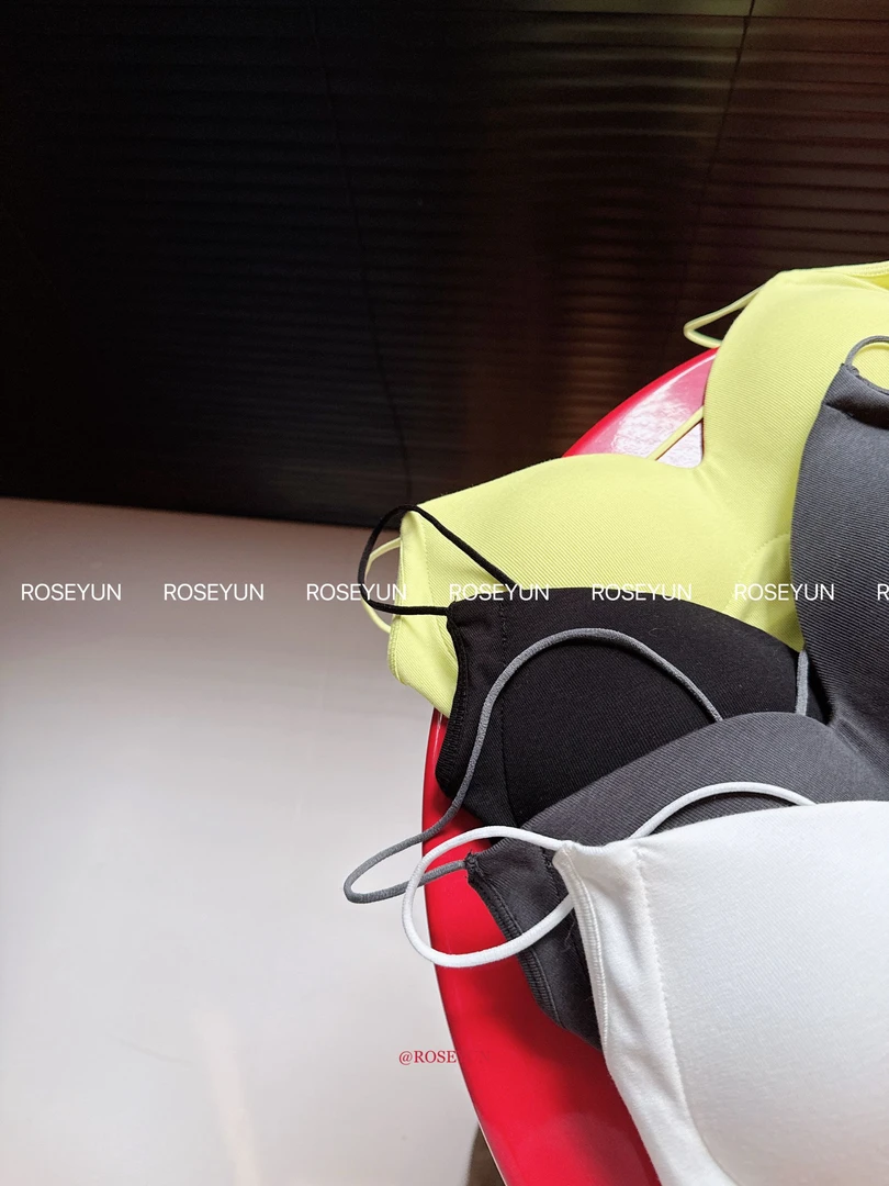 【Rose Yun】韩模胸型 细肩带线条镂空美背 252064