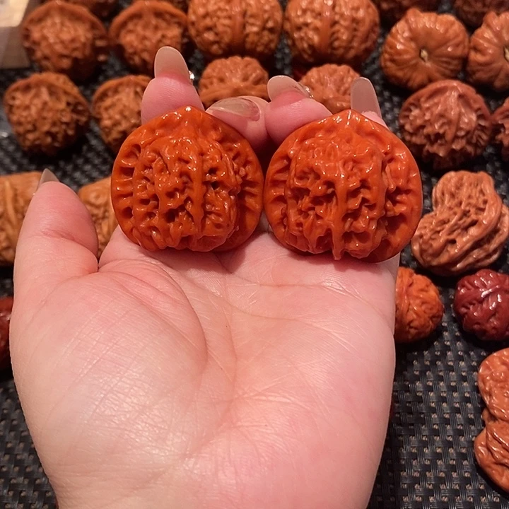 吊坠文玩核桃38官印0704