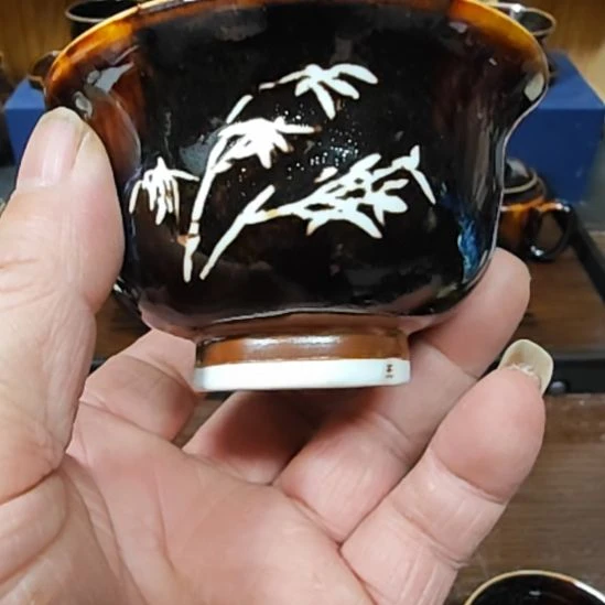 王***药天然老黑釉斗笠盏盏盏盏盏盏盏盏