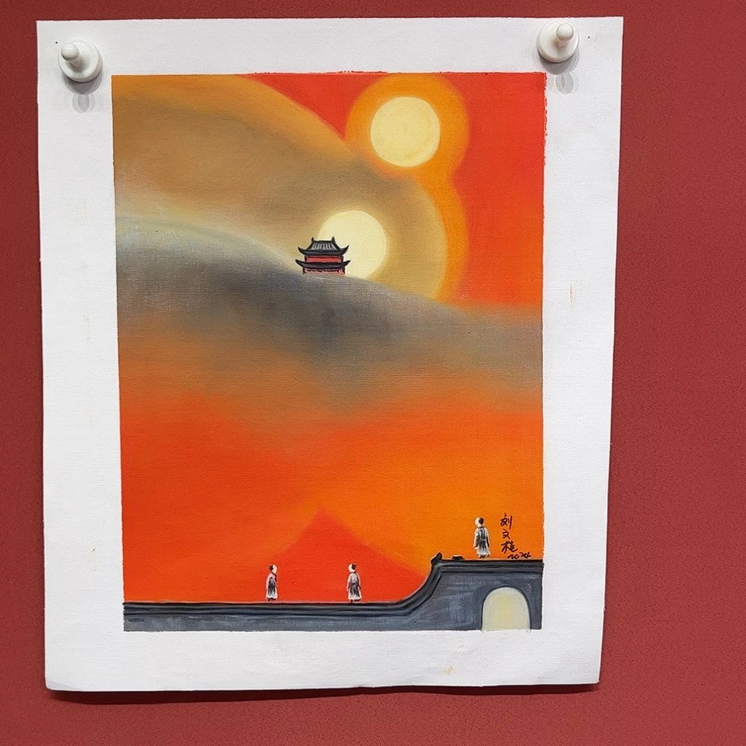 油画刘文桂油画作品