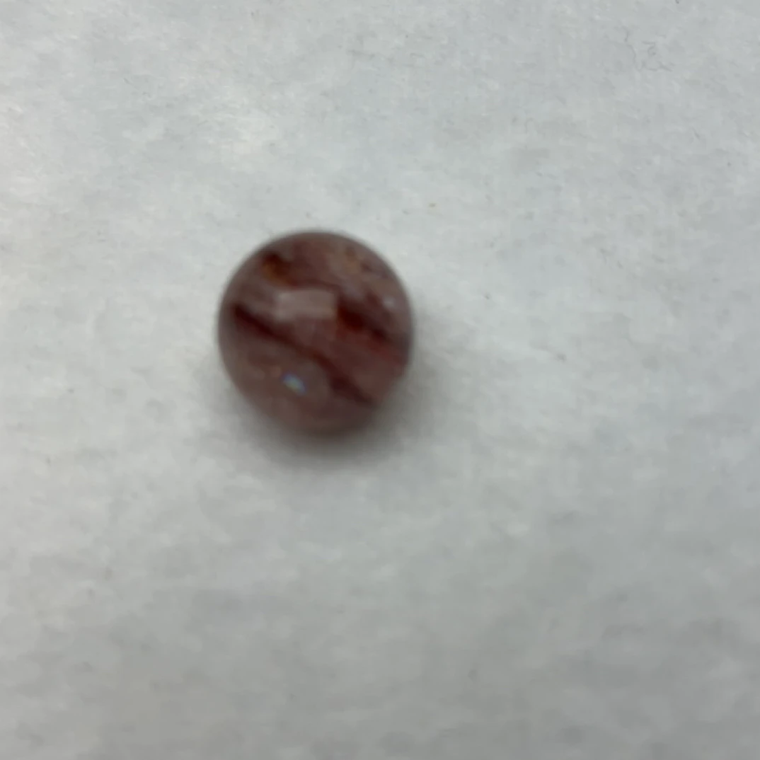 天然水晶彩闪灵吊坠