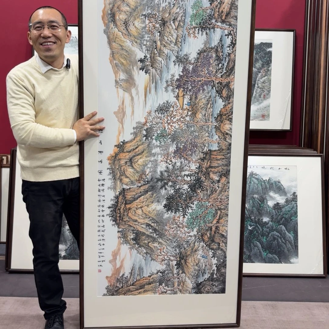 国画手绘作品210/80