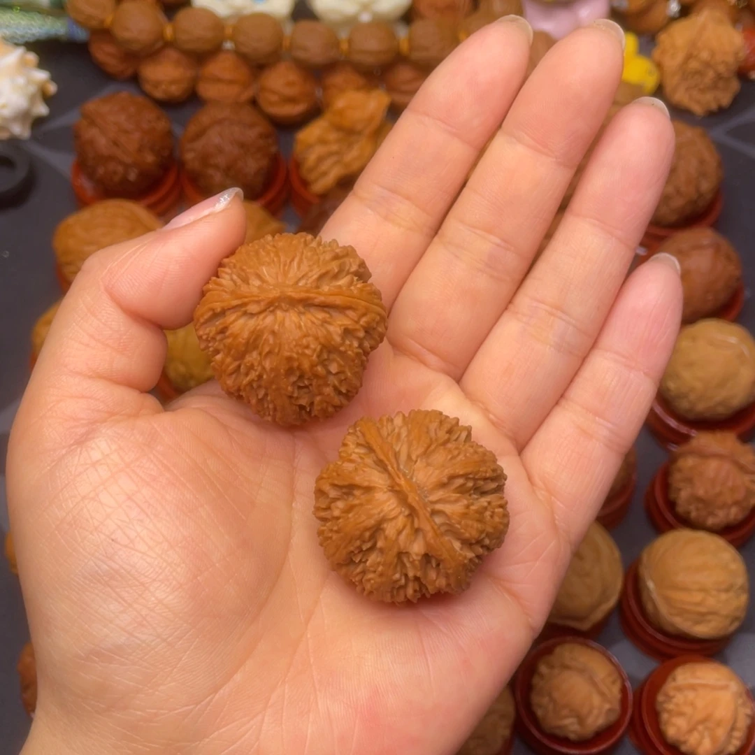 五***月把件文玩核桃狮子头