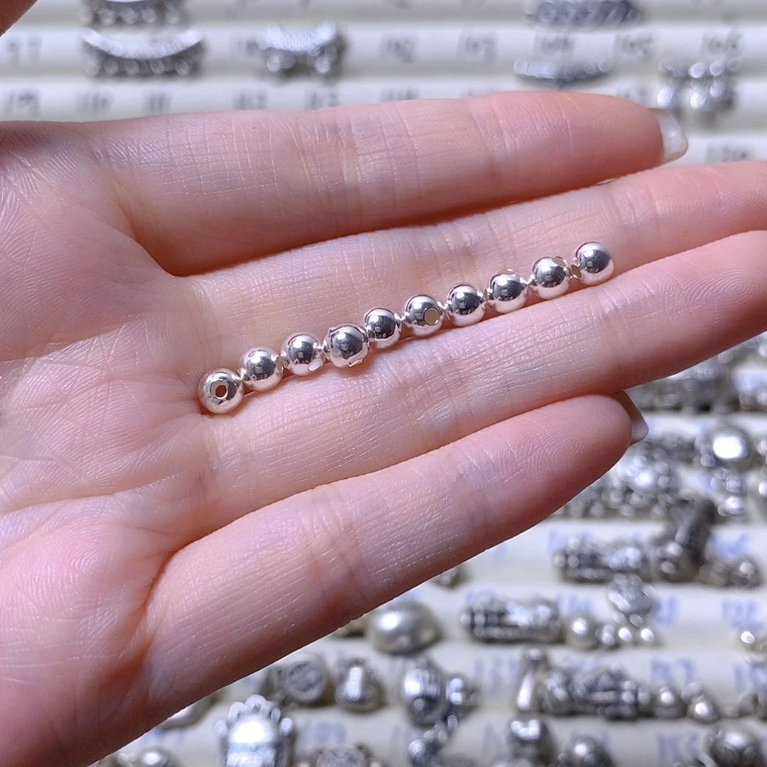 吊坠足银无5咪10颗