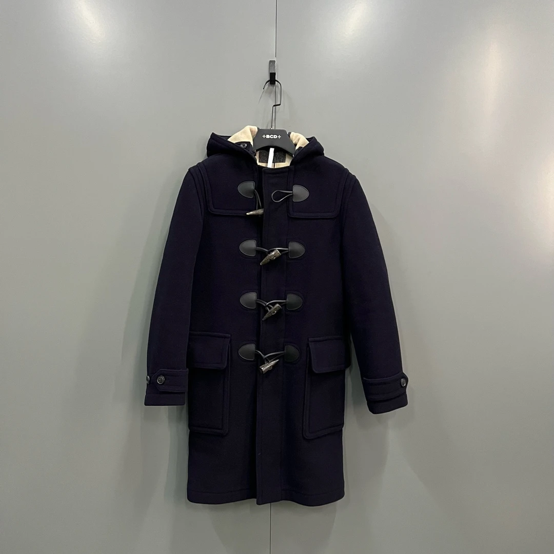 zz24 羊角扣大衣polo衫XS码/95新/020904