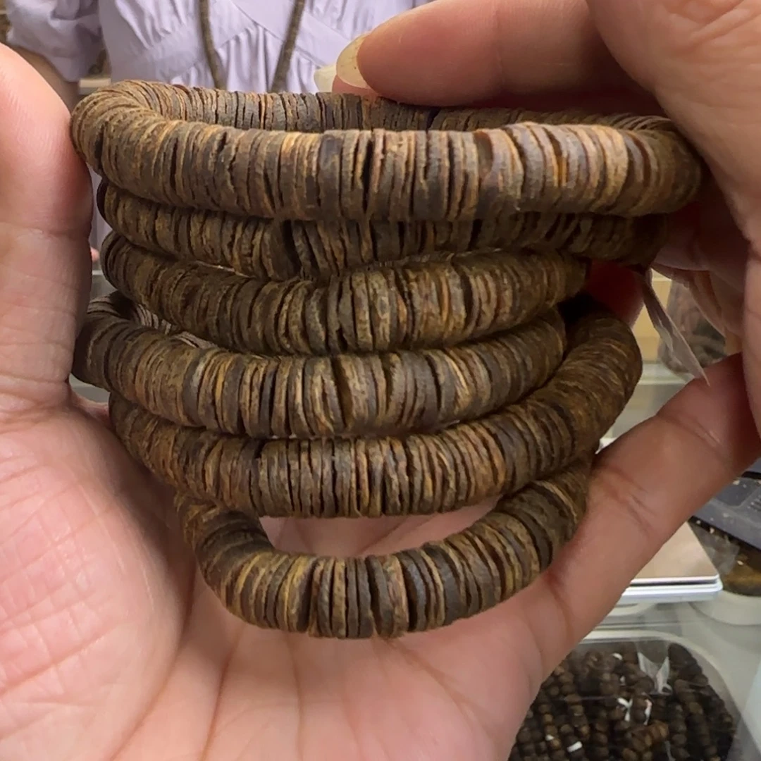 手串沉香多样性发1条沉水片珠白棋高货11克