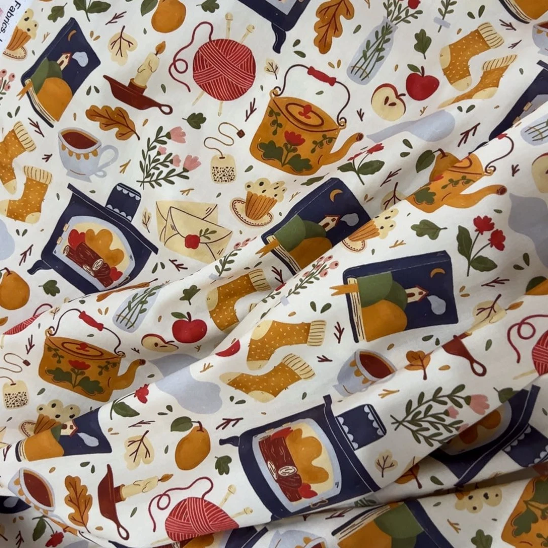 一米价纯棉40支细斜纹1.5米宽果子布地卷