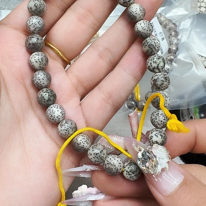 星月菩提手串312王者灰星月菩提糖豆手持0.9