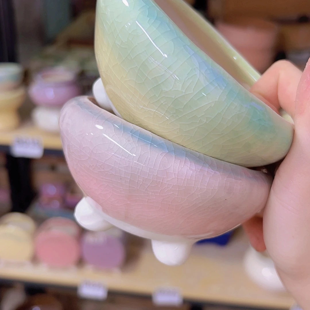 陶瓷花盆当场满12包邮