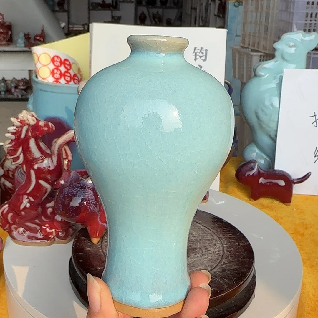 摆件陶郑家钧窑摆件