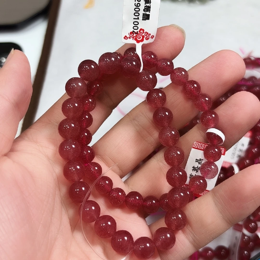 阿***绸手串水晶未镶嵌草莓