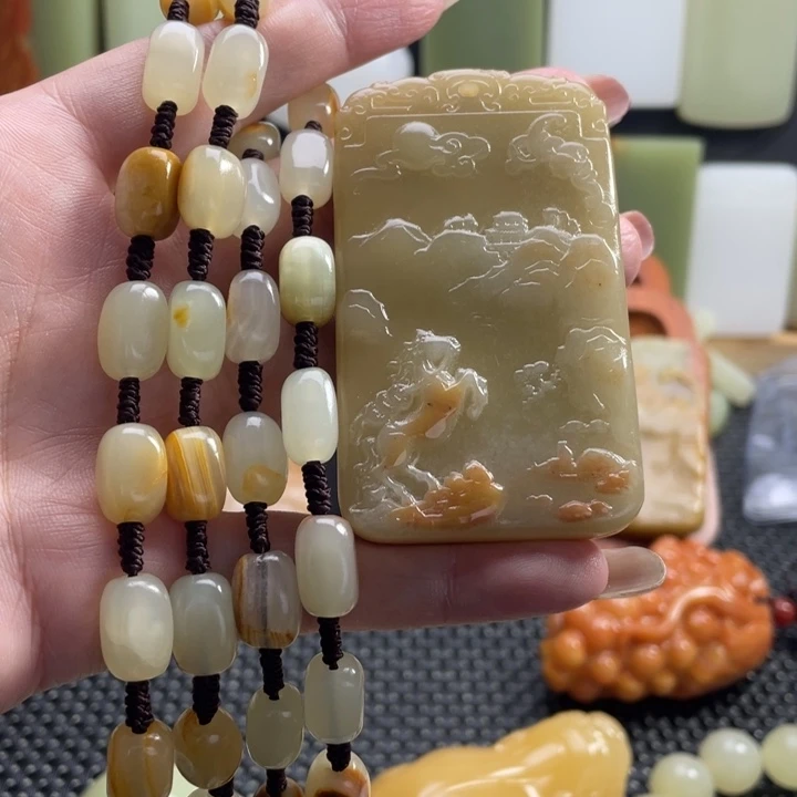 奉***唐新疆昆仑山料生肖马