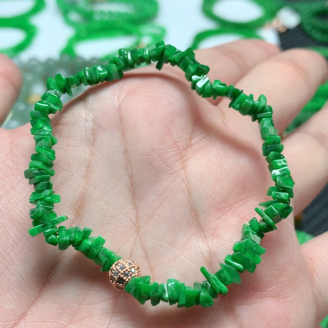 未镶嵌手链翡翠翡翠