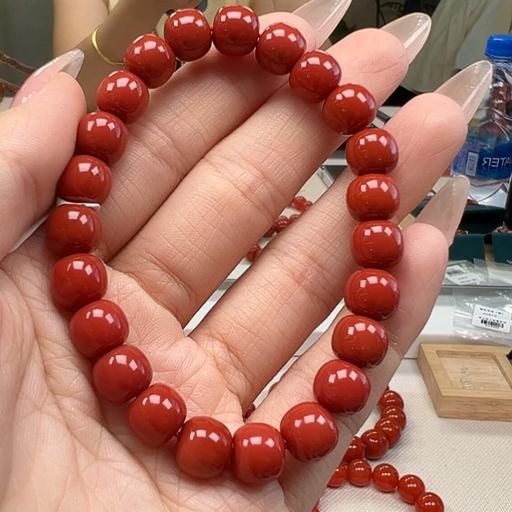 手链未镶嵌南红玛瑙9mm
