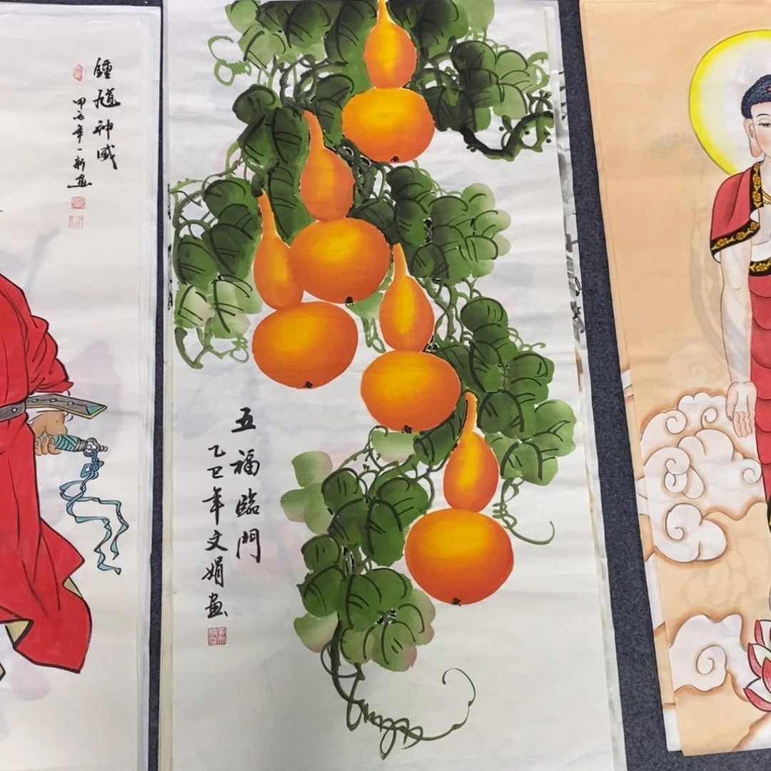 国画尺寸100✖️50三尺手绘画