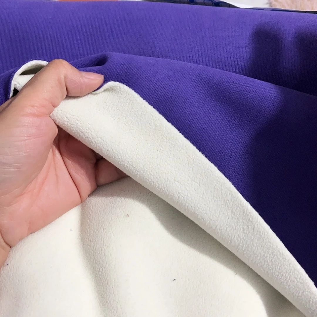 紫色奥利绒1.8×2米长带螺纹