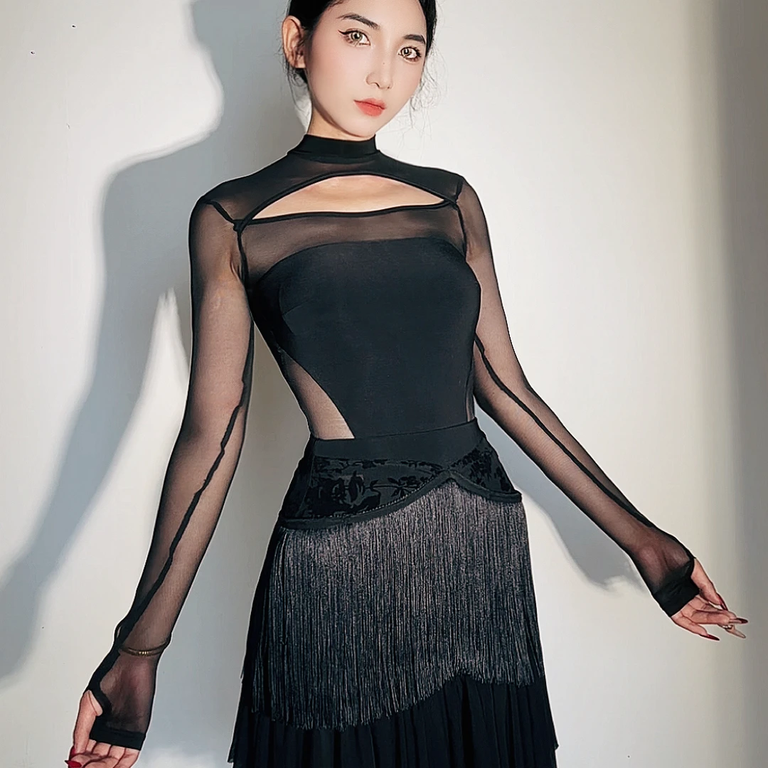 VVDance 拉丁舞服新品两件套【云雾纱影】