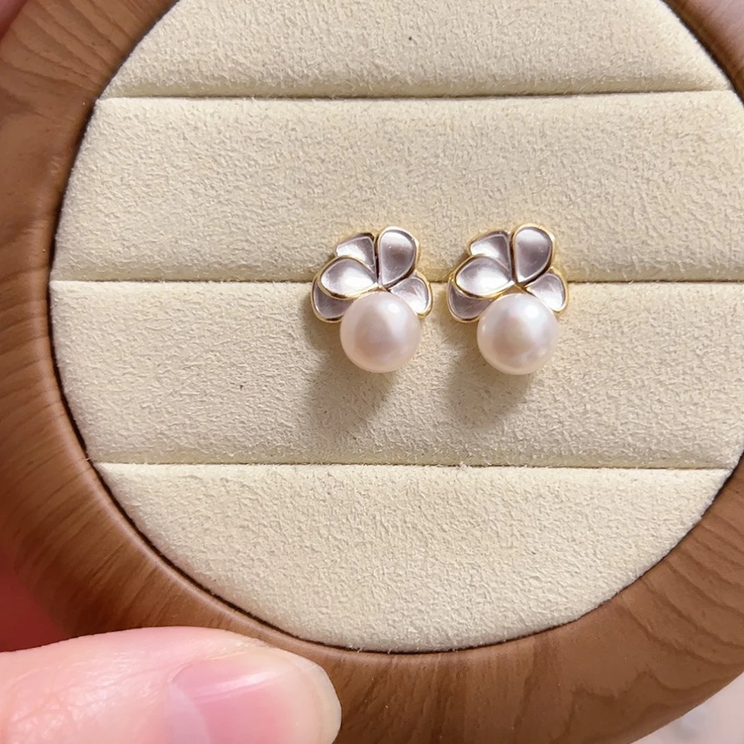 淡水珍珠原创手作银S925镶嵌