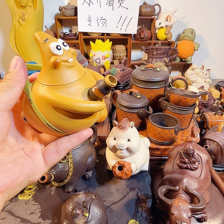 呼***哈紫砂茶壶纯手工制作过程就是