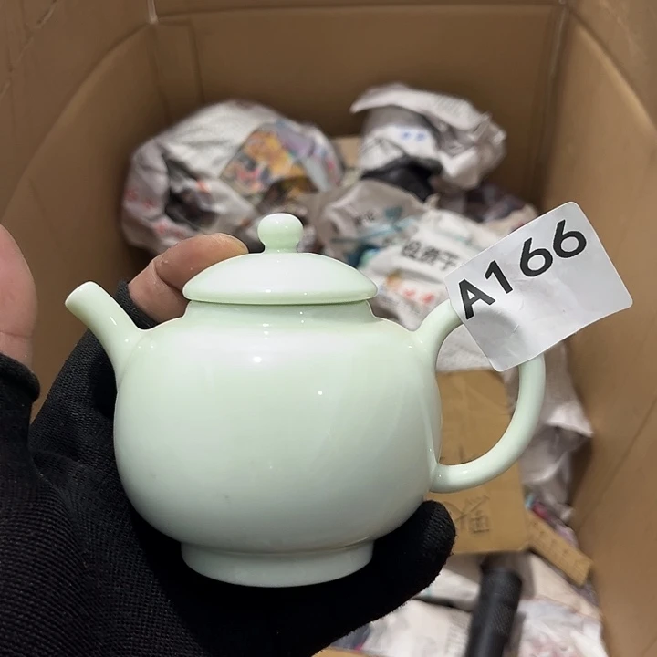 瓷片茶摆件工艺品摆件666