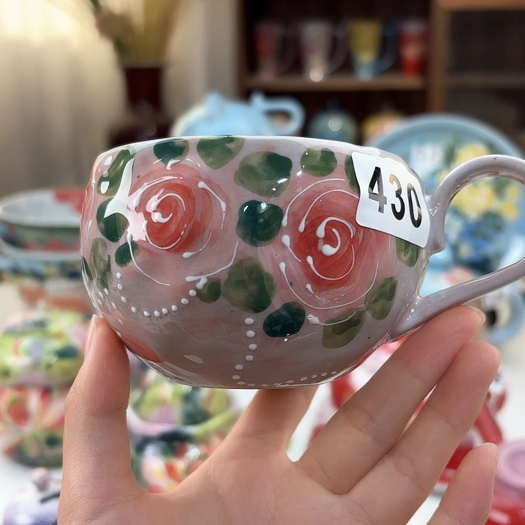 景德镇手绘高温釉下彩陶瓷茶具