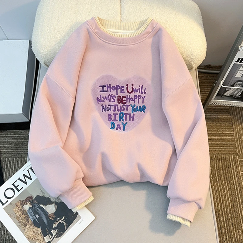 女童女孩冬装新款儿童时髦中大童女童卫衣秋冬6-12岁潮款高级感