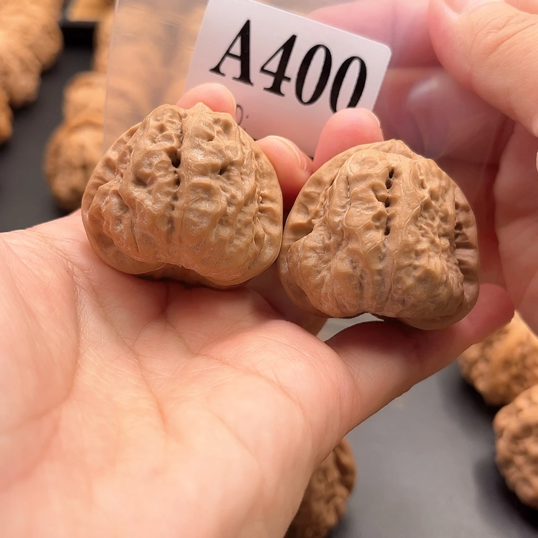 文玩核桃把件蛙蛙精品37度37四开背