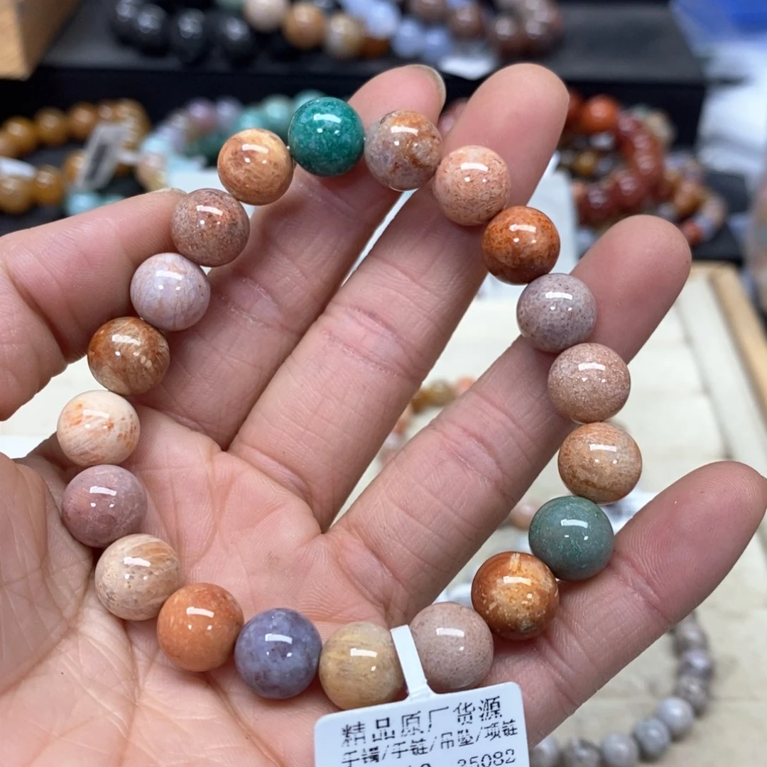 硅化珊瑚（珊瑚玉）手链未镶嵌潇**儿284