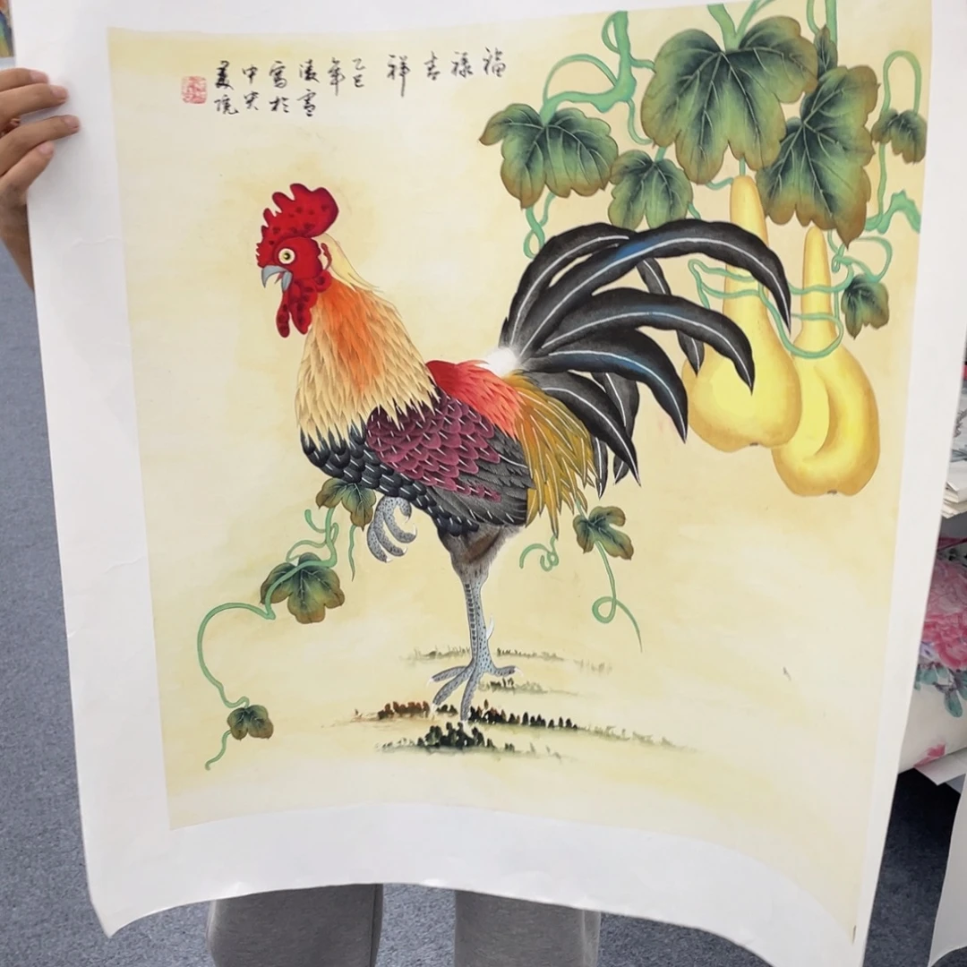 国画手绘国画欣赏一下