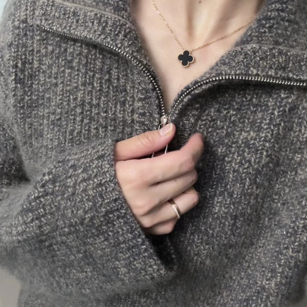 99新 梵克雅宝 中花 梵克雅宝/项链/吊坠/8402