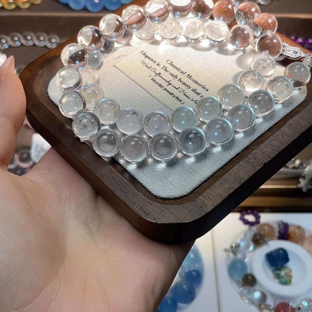 水晶手链未镶嵌12mm项链