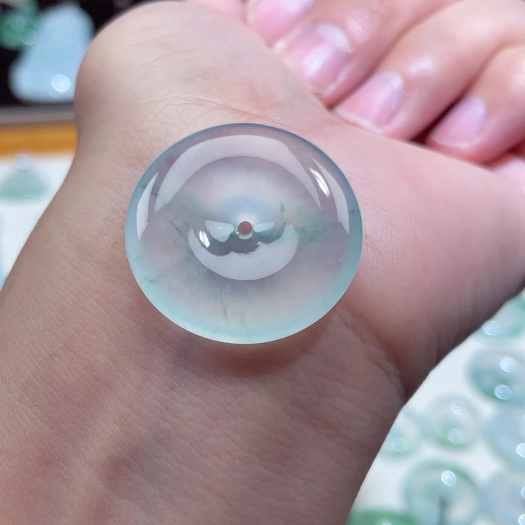 颈饰未镶嵌翡翠扣子