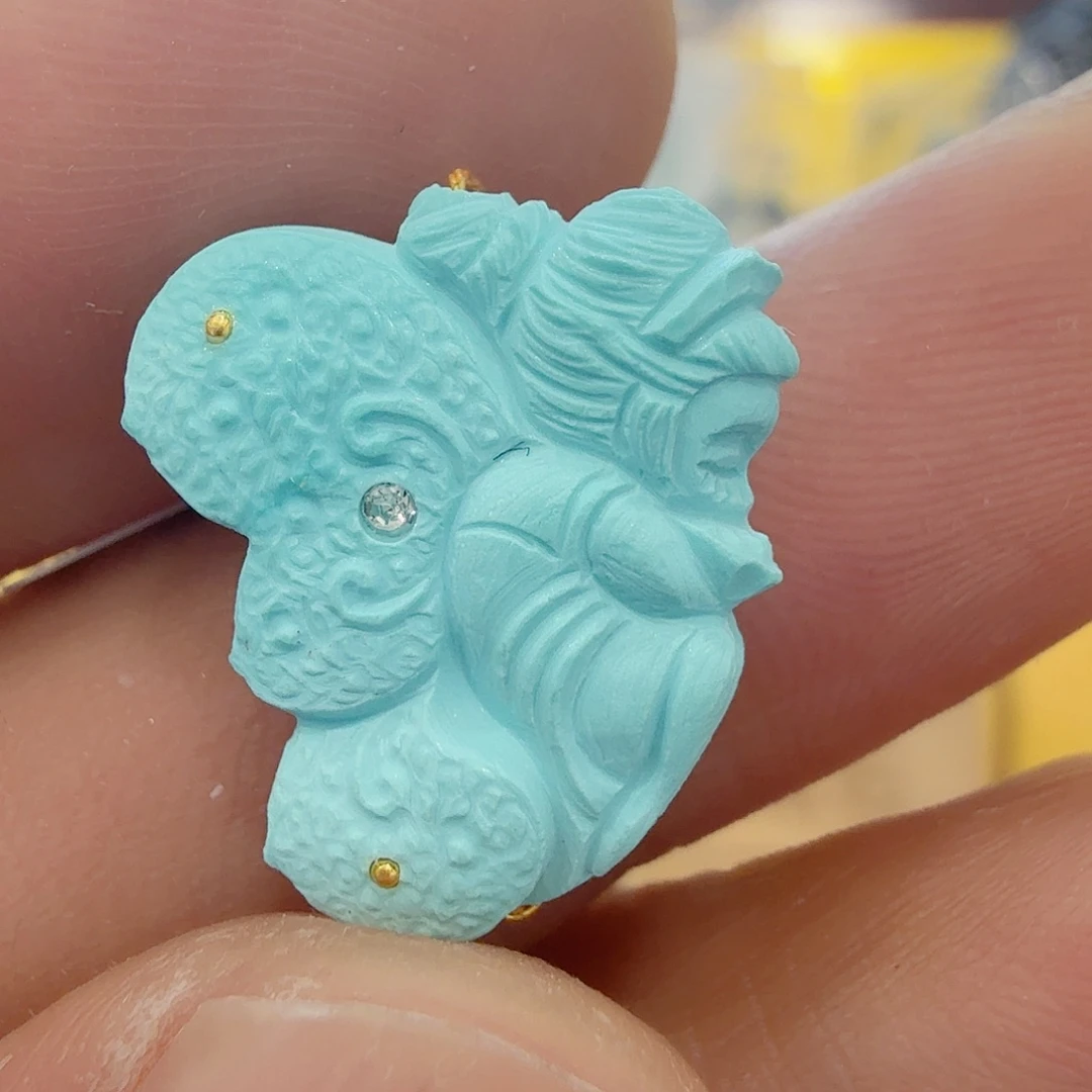 绿松石未镶嵌配饰