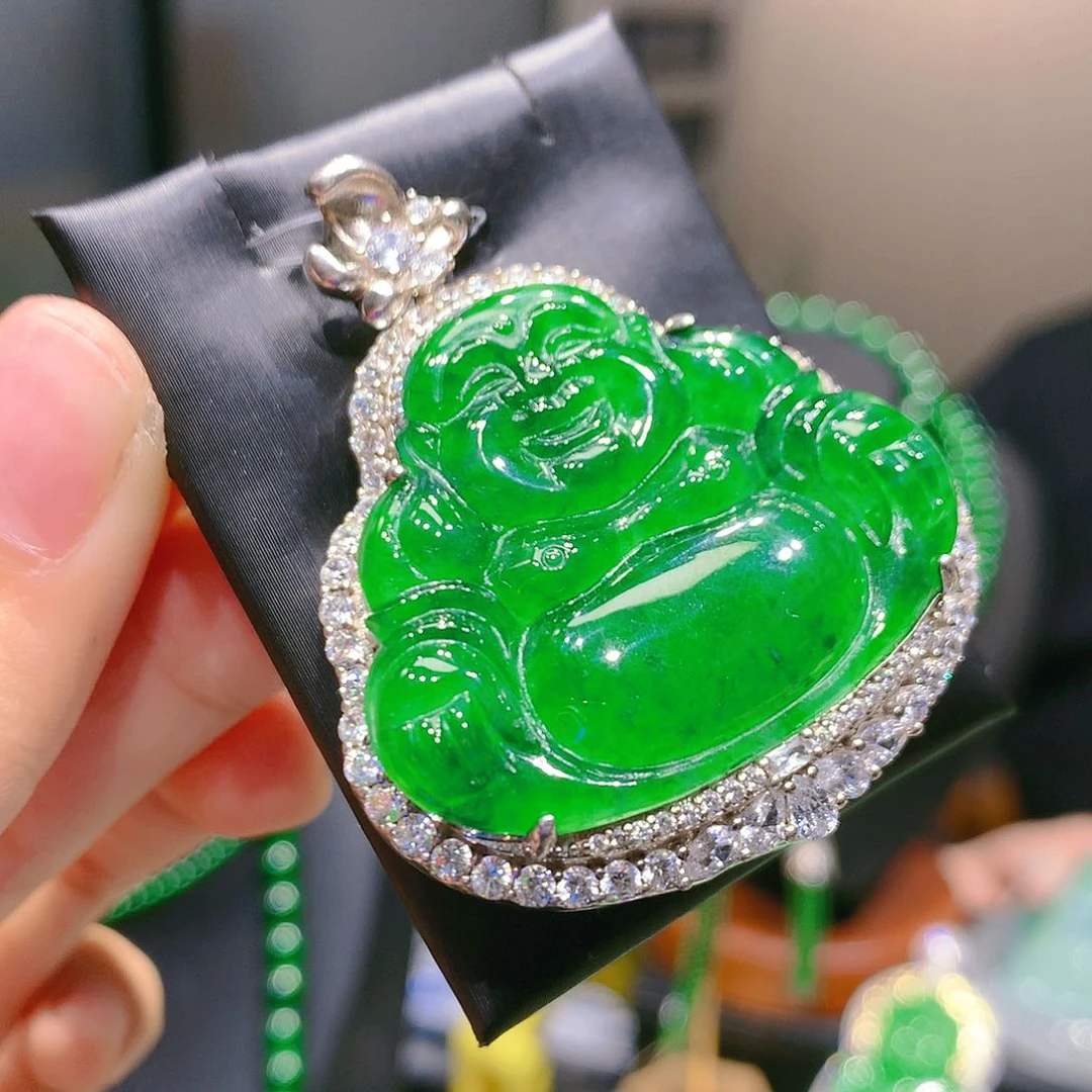 翡翠颈饰银S925镶嵌4甄选qj