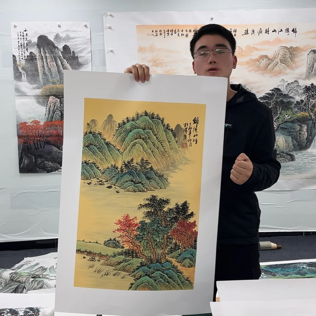 国画宣纸国画作品纯手绘