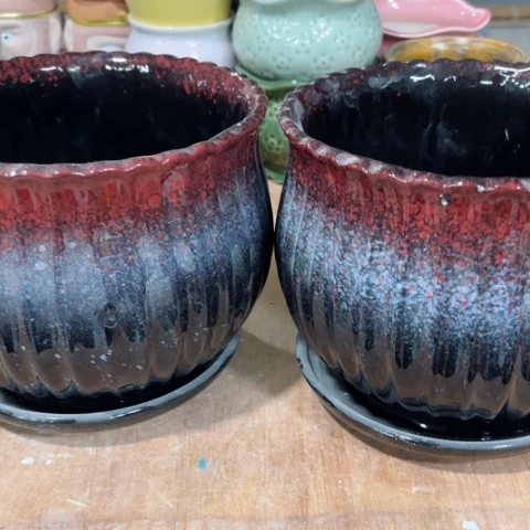 陶瓷满9元发货都是福利花盆