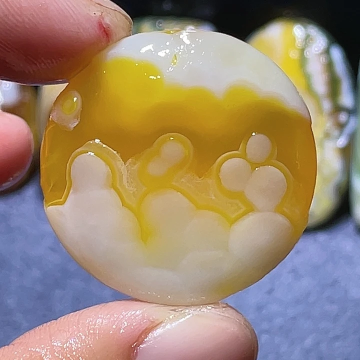 玛瑙/玉髓未镶嵌吊坠(不含链)