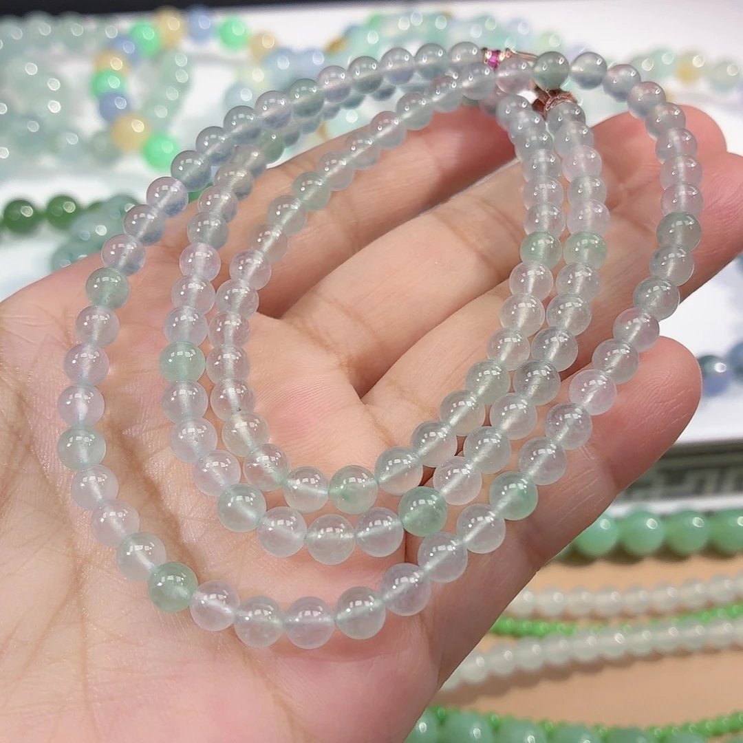 翡翠未镶嵌手链卡5.2