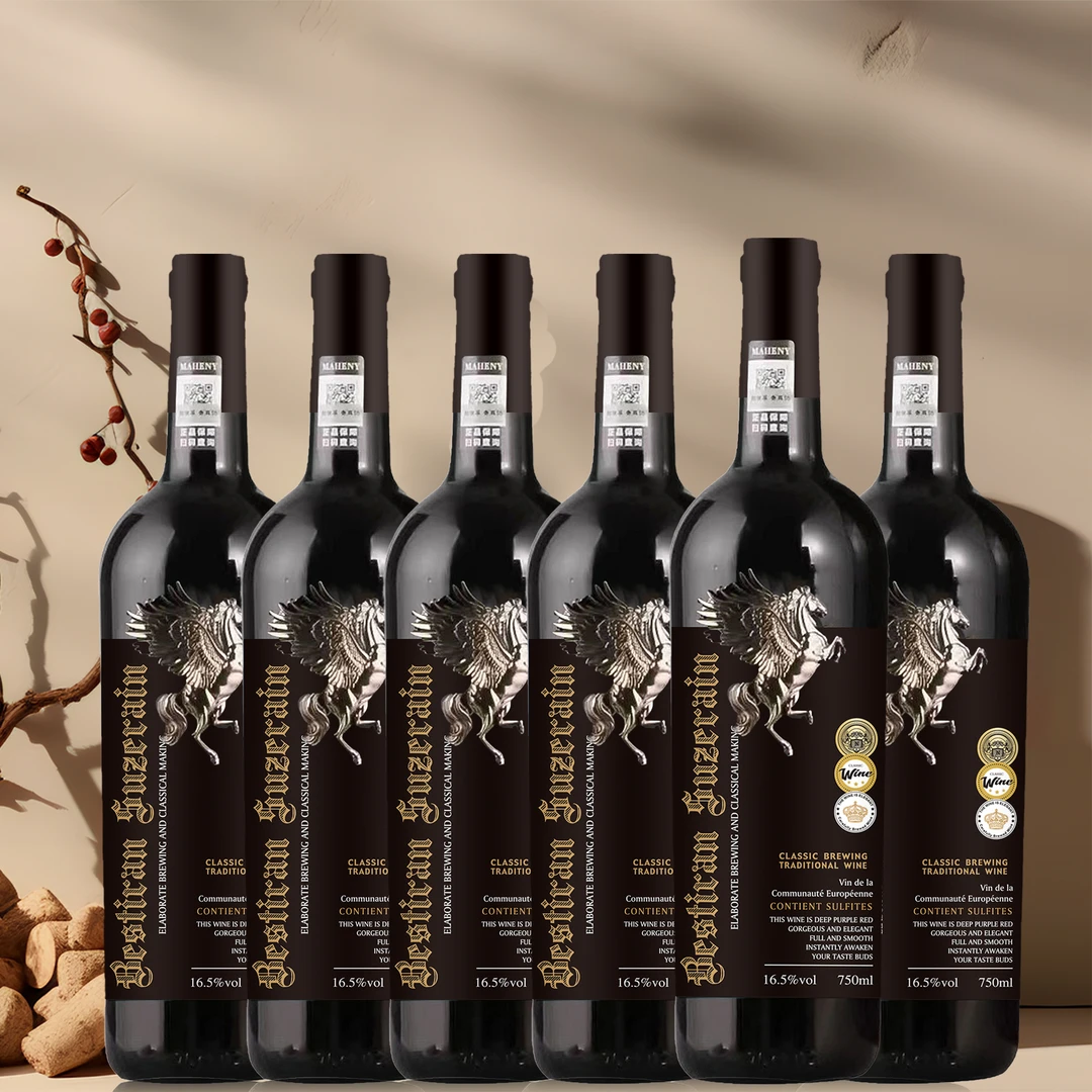 【仁汇优品S】庄主私藏干红葡萄酒750ML*6支装