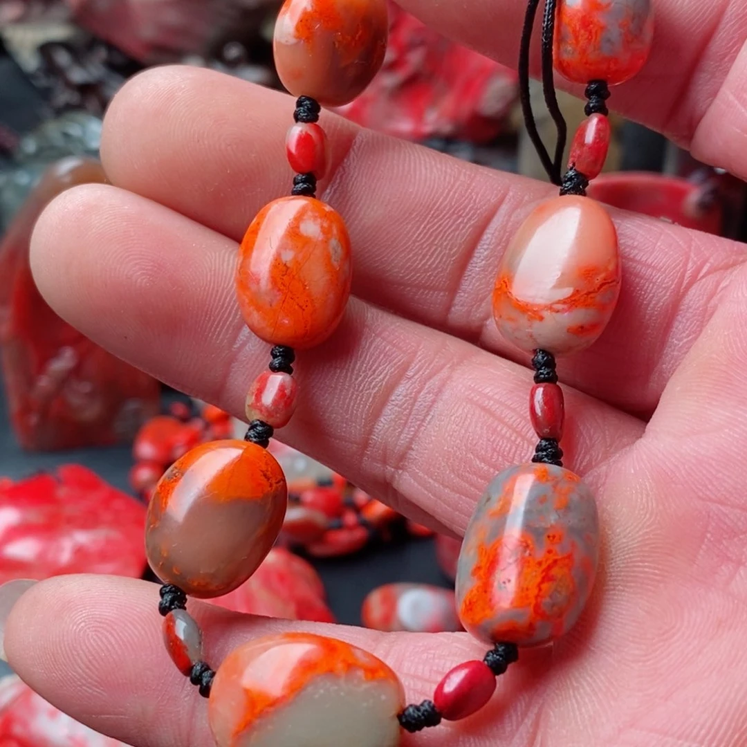 昌化鸡血石昌化鸡血石手链