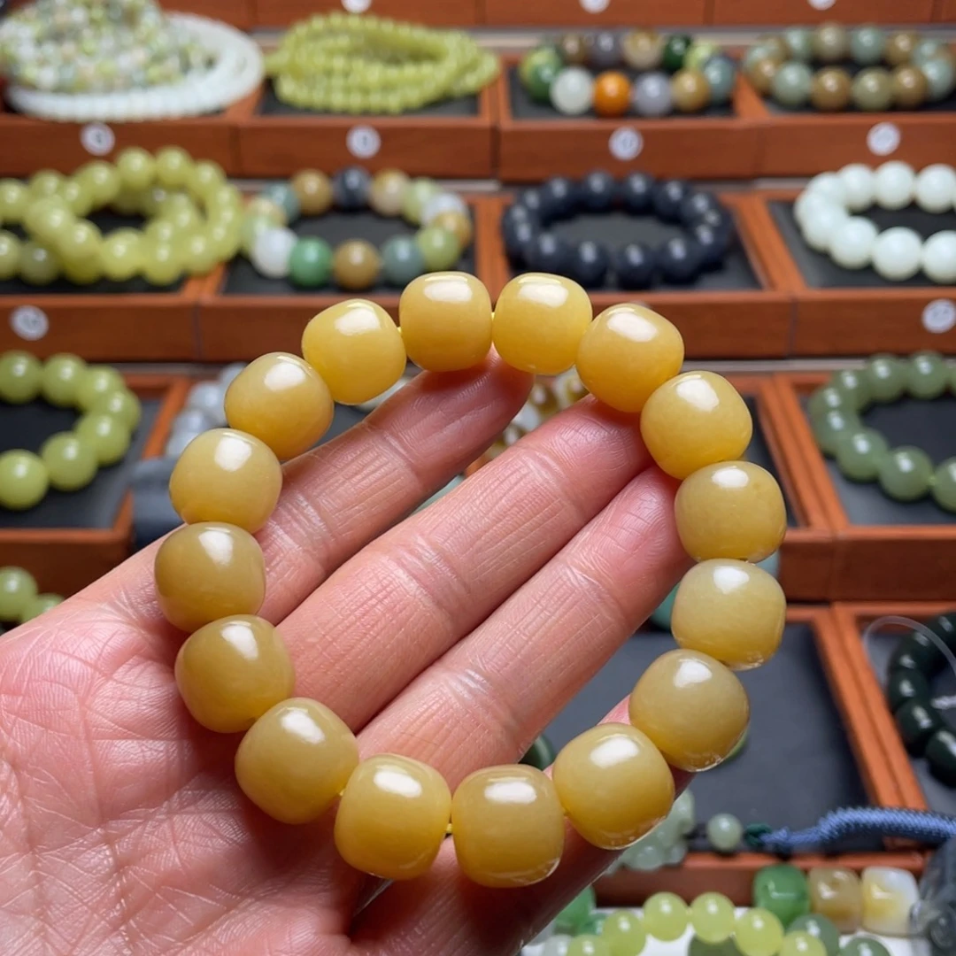 和田玉未镶嵌手串