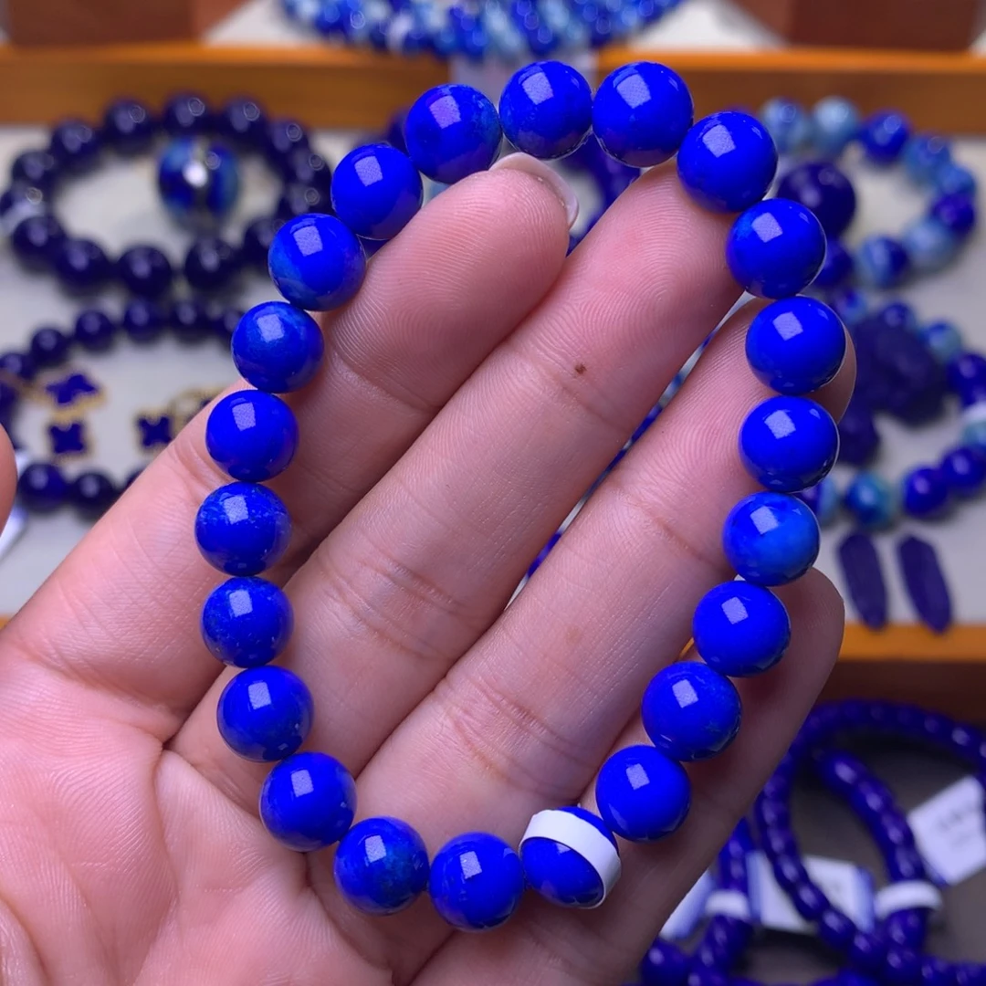 青金石未镶嵌手串8mm