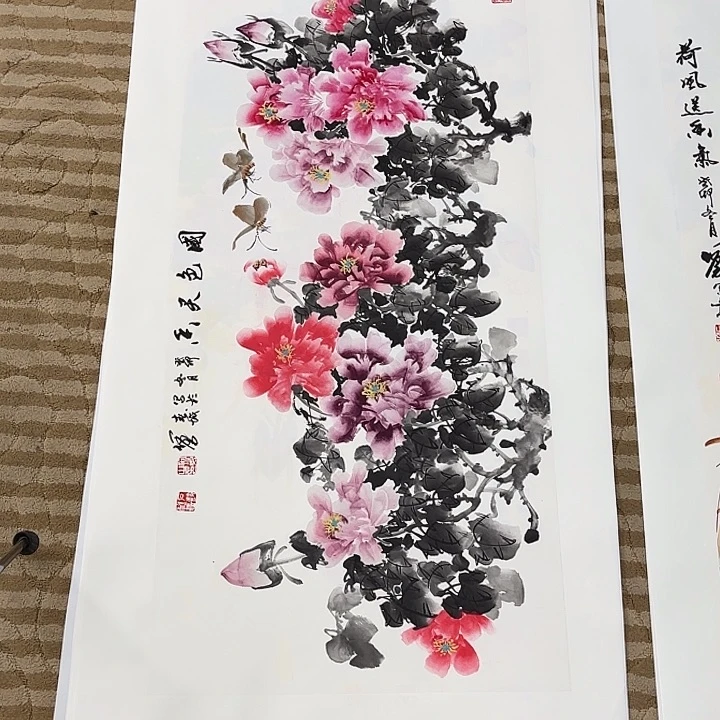 国画花鸟的翅膀是一只100.50
