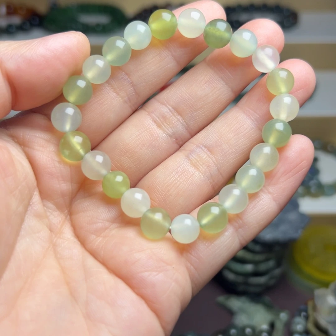 蛇纹石玉未镶嵌手链