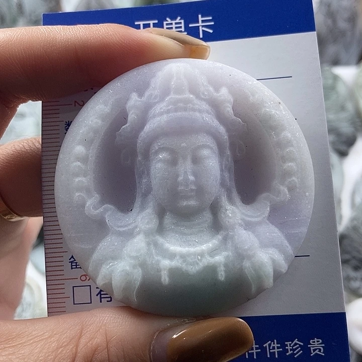 定制翡翠未镶嵌吊坠