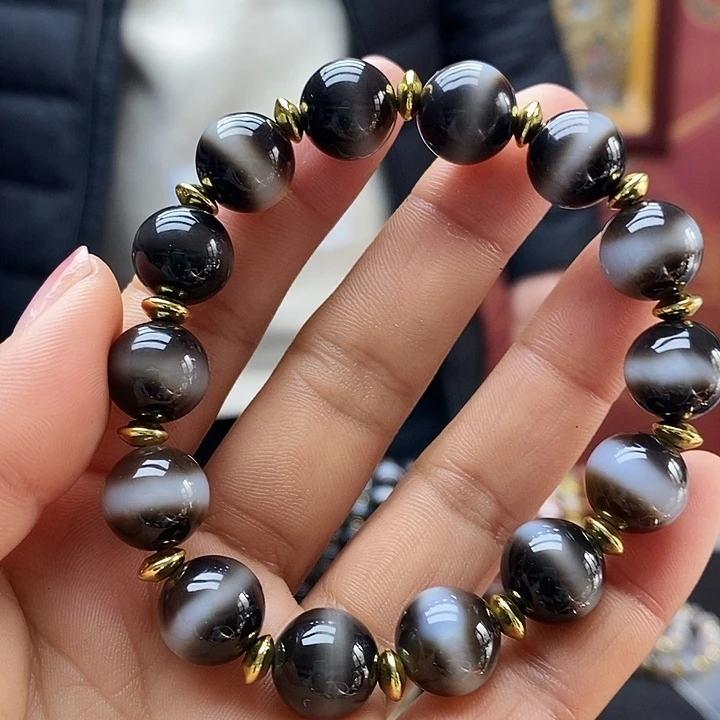 玛瑙/玉髓合金颈饰