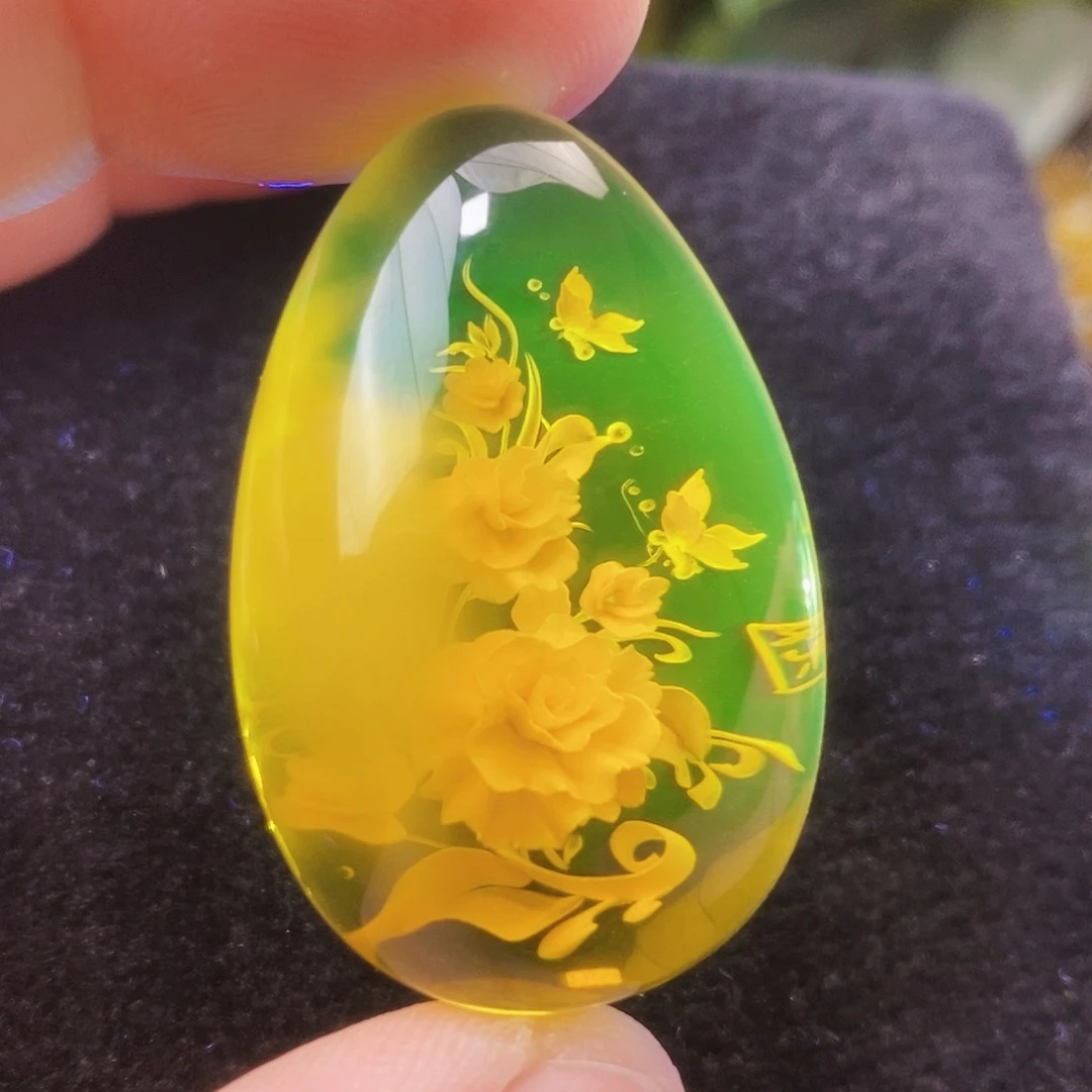 【闪购商品】金珀吊坠(不含链)未镶嵌